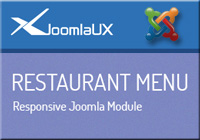 JUX 3D Restaurant Menu